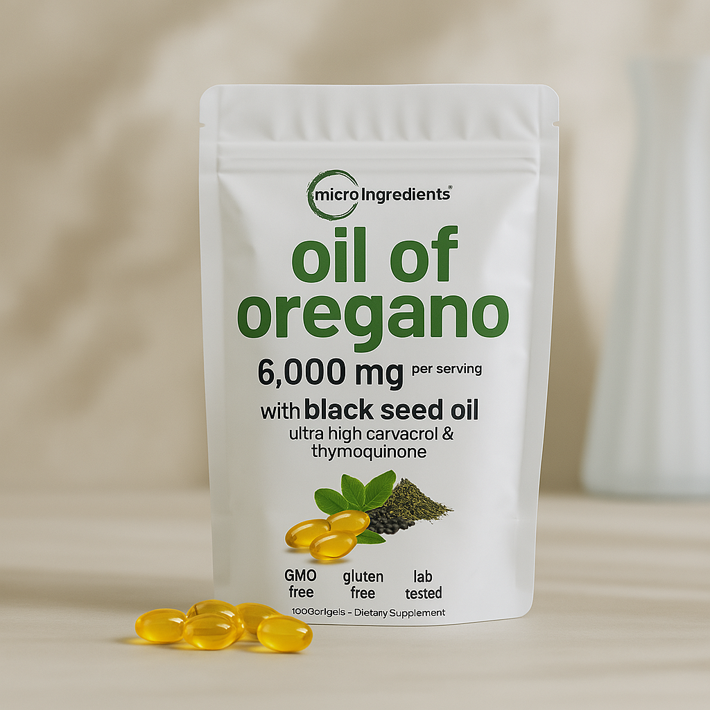 Oregano Oil with Black Seed Oil